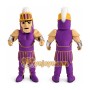 Purple Knight Mascot Costume Spartan Trojan Cotume