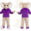 Purple Ram Mascot Costume