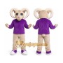 Purple Ram Mascot Costume