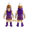 Purple Spartan Mascot Costume Knight Trojan Costume Purple Spartan Mascot Costume Knight Trojan Costume