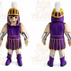 Purple Spartan Mascot Costume Knight Trojan Costume