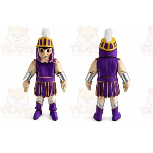Purple Spartan Mascot Costume Knight Trojan Costume