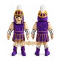 Purple Spartan Mascot Costume Knight Trojan Costume