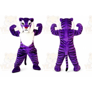 Purple Star Girl Mascot Costume