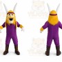 Purple Tiger Mascot Costume