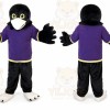 Purple Vest Sport Eagle Mascot Costume for Adult