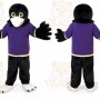 Purple Vest Sport Eagle Mascot Costume for Adult