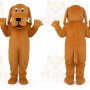 Quality Brown Dog Mascot Costume Adult