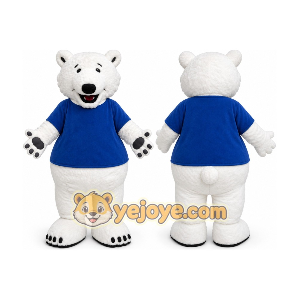Quality Polar Bear Mascot Costume Quality Polar Bear Mascot Costume
