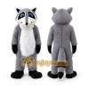 Gray Raccoon Mascot Costume