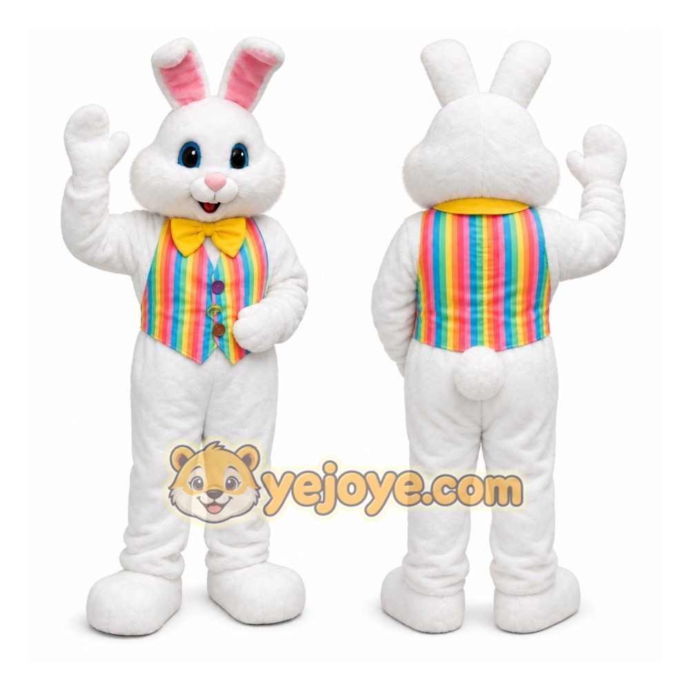 White Rabbit Mascot Costume White Rabbit Mascot Costume
