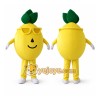 Real Pictures Yellow Lemon Mascot Costume Real Pictures Yellow Lemon Mascot Costume