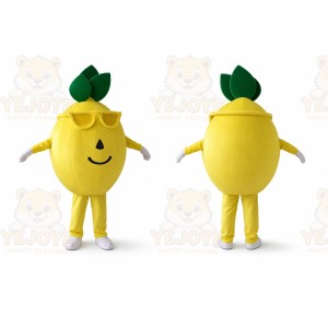 Real Pictures Yellow Lemon Mascot Costume