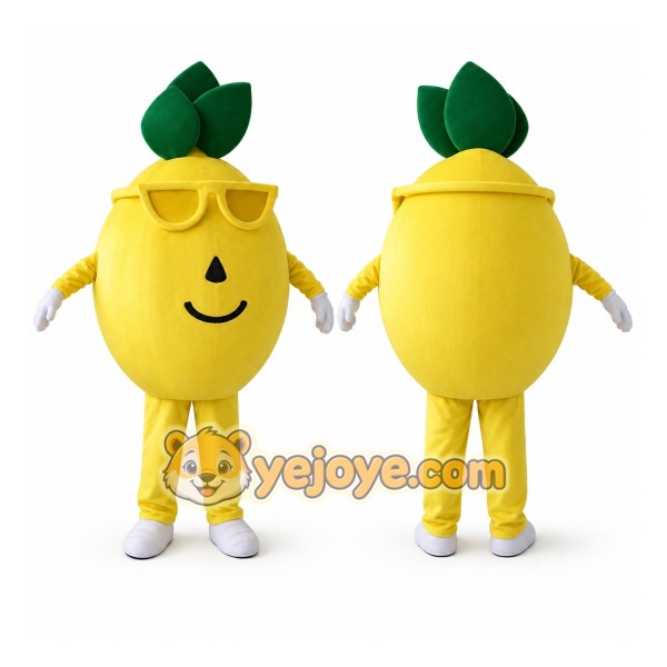 Real Pictures Yellow Lemon Mascot Costume