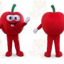 Red Apple Mascot Costume Fruit Cartoon