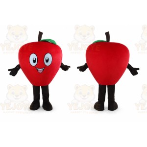 Red Apple Mascot Costume