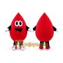 Red Drop Mascot Costume