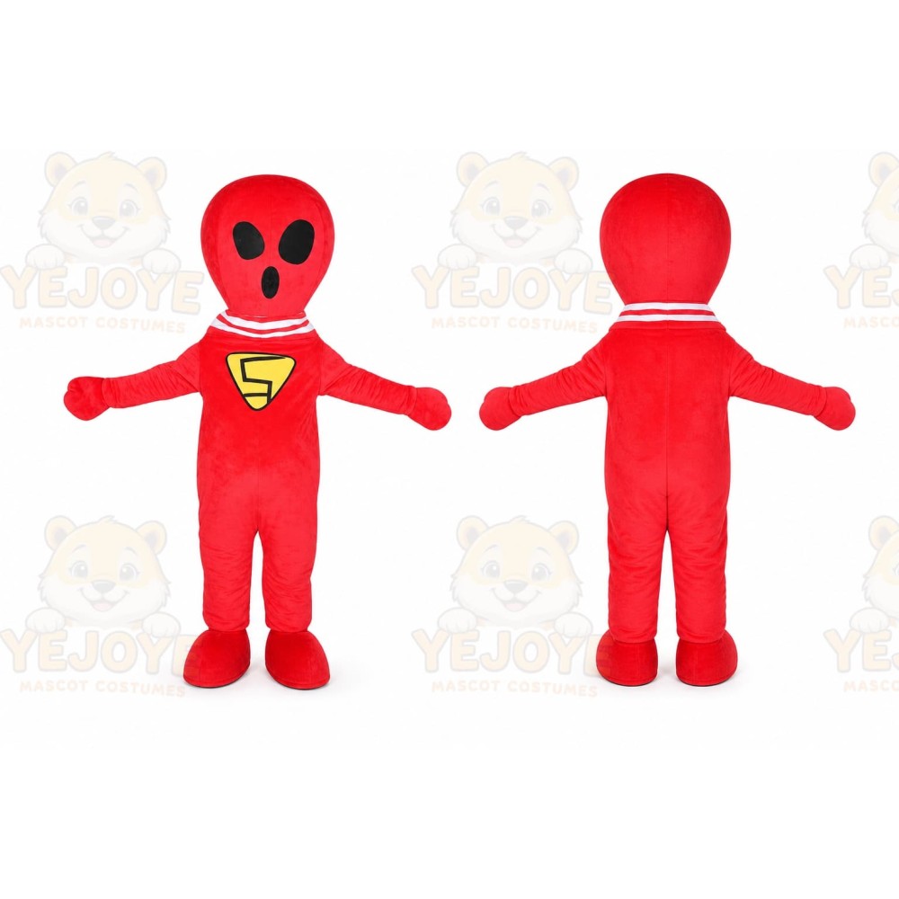 Red Blue Swan Mascot Costume
