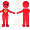Red Blue Swan Mascot Costume