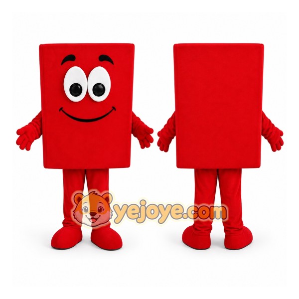 Red Book Notebook Mascot Costume