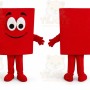 Red Book Notebook Mascot Costume