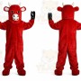 Red Bull Cow Mascot Costume Adult Animal Cosplay Costume