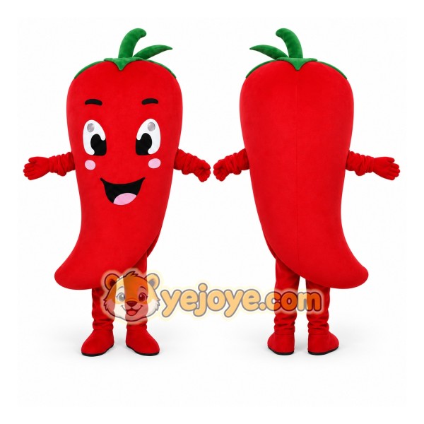 Red Chili Pepper Mascot Costume