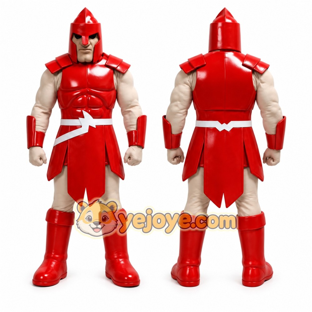 Red Colony Titan Mascot Costume Adult Warrior Knight Costumes Red Colony Titan Mascot Costume Adult Warrior Knight Costumes