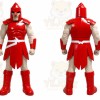 Red Colony Titan Mascot Costume Adult Warrior Knight Costumes