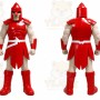 Red Colony Titan Mascot Costume Adult Warrior Knight Costumes