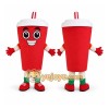 Red Drink Cup Mascot Costume Red Drink Cup Mascot Costume