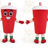 Red Cow Mascot Costume