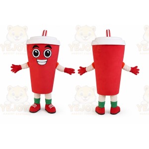 Red Cow Mascot Costume