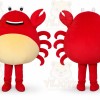 Red Crayfish Mascot Costume for Adult