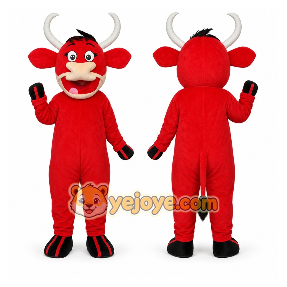 Red Bull Mascot Costume