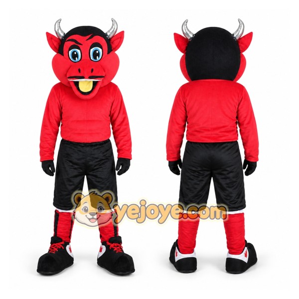 Red Devil Mascot Costume for Adult