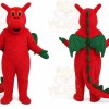Red Dinosaur Dragon Mascot Costume