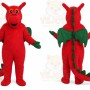 Red Dinosaur Dragon Mascot Costume