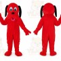 Red Dog Adult Cartoon Mascot Costume