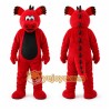Red Dragon Mascot Costume Red Dragon Mascot Costume