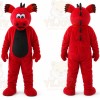 Red Dog Mascot Costume