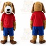 Red Dragon Mascot Costume