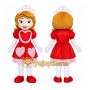 Red Dress Princess Mascot Costume