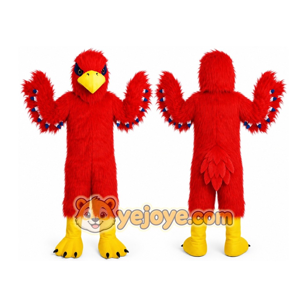 Red Eagle Bird Mascot Costume for Adult Red Eagle Bird Mascot Costume for Adult
