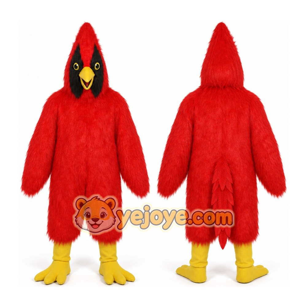 Red Eagle Bird Mascot Costume