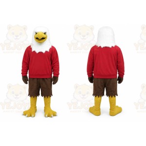 Red Eagle Mascot Costume Hawk Falcon