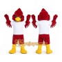 Red Crested Bird Mascot Costume