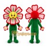 Red Flower Sunflower Mascot Costume Red Flower Sunflower Mascot Costume