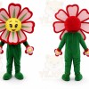 Red Flower Sunflower Mascot Costume