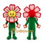 Red Flower Sunflower Mascot Costume